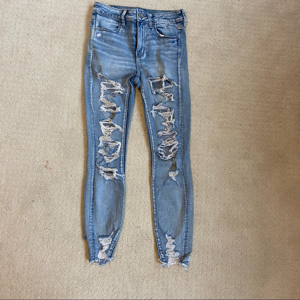 American Eagle Jeans - Blue Ripped